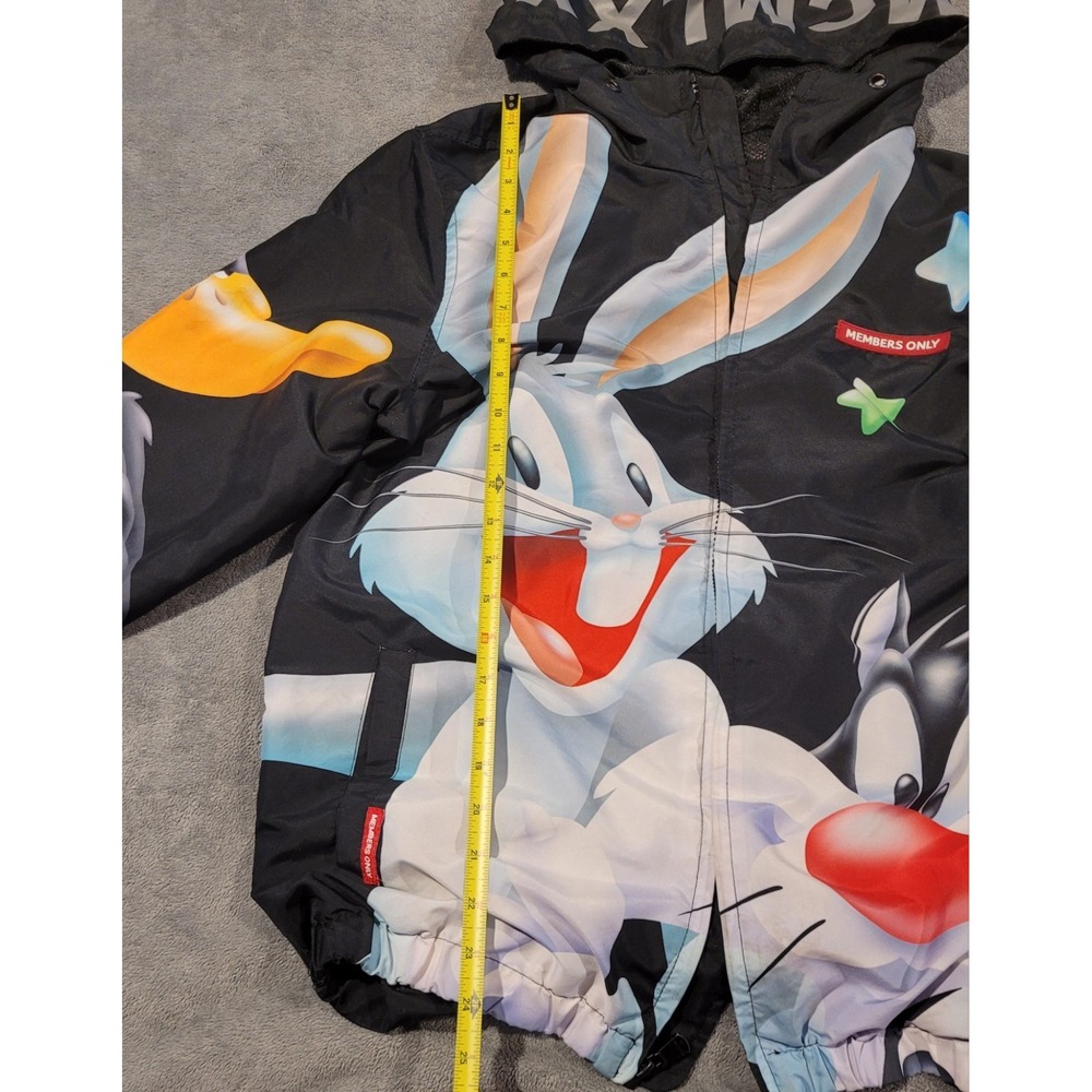 Members Only x Looney Tunes Tweety Pullover Jacket Size S Colorful Windbreaker - Picture 4 of 8